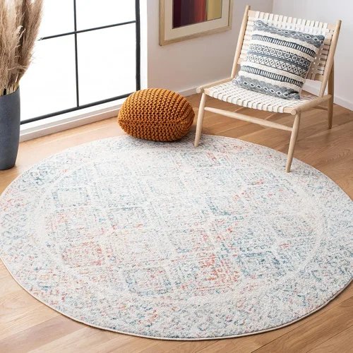 Miniatura 263 de Safavieh - Alfombra decorativa de la colección Tulum, modelo TUL264F, estilo marroquí, bohemio y desgastado, no suelta pelusa, para sala, vestíbulo