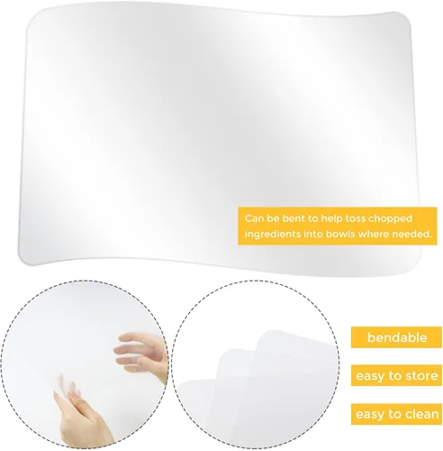 Miniatura 3 de Tecmisse 30 PCS Manteles Individuales de Plástico Resistentes al Calor Lavables, Tapetes para Mesa, Manteles Individuales Transparentes para Mesa
