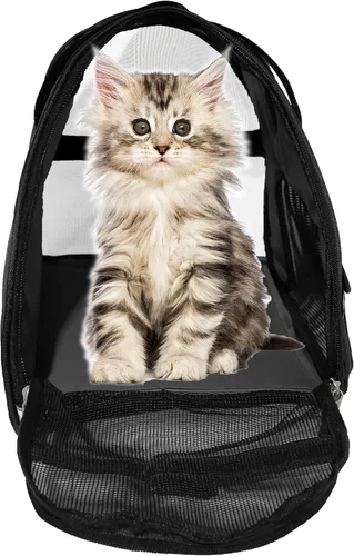 Miniatura 2 de MuchL Transportador de mascotas de lados suaves para gatos, transportador de perros para gatos pequeños y medianos, perros, cachorros, transportador
