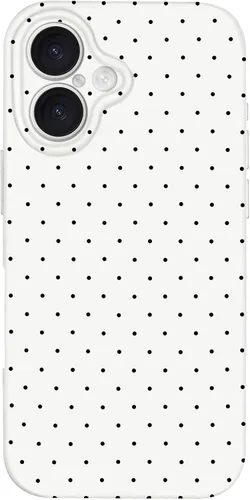 Miniatura 174 de Hython Funda para iPhone Air, diseño estético de lunares lindos, funda simple de 6.5 pulgadas, delgada, antiarañazos, parachoques de TPU suave, a