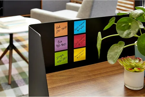 Miniatura 14 de Notas adhesivas Post-it Super Sticky, 8 blocs de notas adhesivas, 4.76 x 4.76 cm, Útiles escolares, Productos de oficina, 2 veces el poder