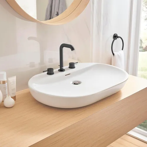 Miniatura 6 de GROHE 202972431 Essence - Grifo de baño de 2 manijas con dos manijas y tamaño M, color negro mate Mate negro