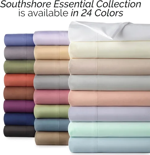 Miniatura 9 de Southshore Fine Living, Inc. Juego de sábanas de 4 piezas de 16 pulgadas de profundidad tamaño individual, sábanas de microfibra sin arrugas, sábana