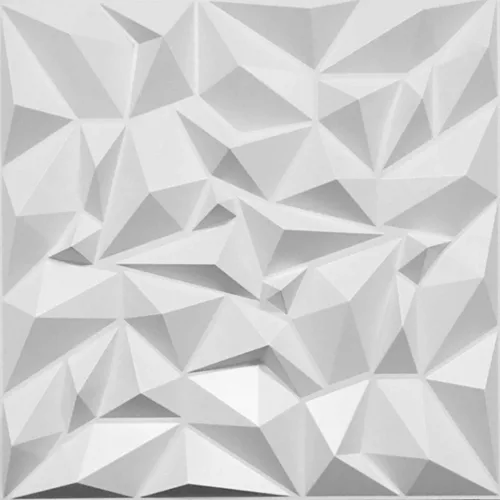 Ekena Millwork WP20X20LTWH 19 5/8 pulgadas de ancho x 19 5/8 pulgadas de alto Leto EnduraWall Decorativo 3D Paneles de Pared Cubiertas de 2.67 pies