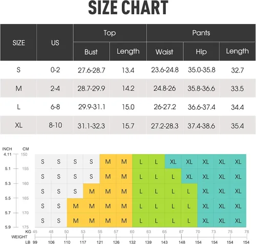 Miniatura 6 de JOYMODE - Conjunto de entrenamiento para mujer, diseño de 2 piezas con leggings de tiro alto sin costuras y camiseta corta , para yoga
