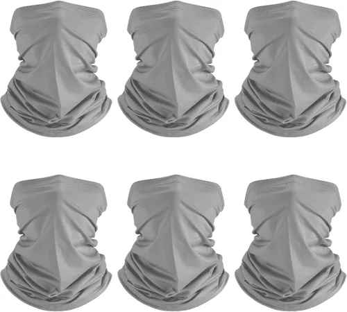 Miniatura 8 de Geyoga 6 piezas de protección UV para el verano, polaina de cuello refrescante, ropa para la cara, polaina para cuello, bufanda, protector solar