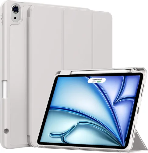 Miniatura 10 de Funda para iPad Air de 11 pulgadas M4/M3/M2 2026/2025/2024, iPad Air 5/4 (2022/2020 5ª/4ª generación de 10.9 pulgadas) con soporte para lápiz, Rosa
