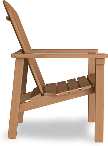 Miniatura 8 de nevilywood Sillas Adirondack compactas apilables, sillas de patio de polietileno de alta densidad de 26.3 pulgadas de ancho, duraderas, diseño que