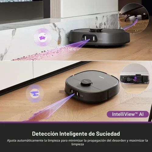 Miniatura 9 de Eureka J15 Pro Ultra Robot - Aspirador y fregona con base autovaciada, 16,200 Pa de succión, diseño de mopa con brazo flexible, lavado con agua