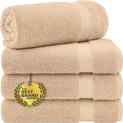 Miniatura 58 de Cotton Paradise - Juego de 4 toallas de mano para baño, 100% algodón turco, toallas suaves y absorbentes para la cara, toallas de mano color gris
