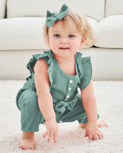 Miniatura 2 de Mioglrie Ropa de bebé recién nacida, monos de una pieza, ropa de manga corta, ropa de verano para bebé