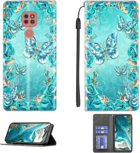 Miniatura 224 de Funda para Moto One Zoom compatible con Motorola One Zoom Phone Case Flip Stand Cover Magnetic Close YHD