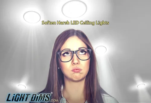 Miniatura 7 de LightDims White Dims - Hojas de atenuación/ablandamiento para luces LED duras, tamaño extra grande (2 hojas), embalaje al por menor de color cálido