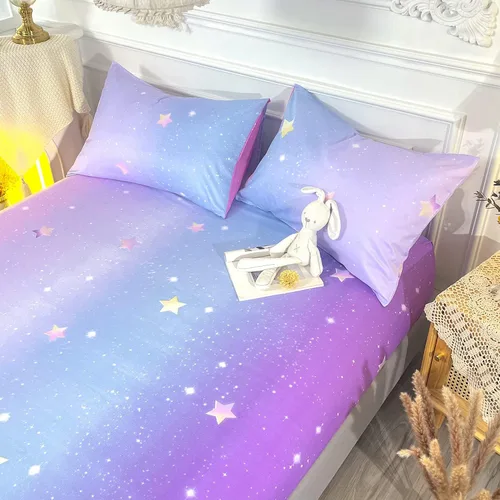 Miniatura 3 de HOSIMA Juego de ropa de cama, sábanas de microfibra de bolsillo profundo tamaño Queen de 61"×81" con 2 fundas de almohada, ropa de cama