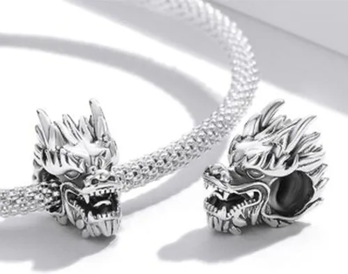 Miniatura 4 de Dijes de animales de la suerte para pulseras, abalorios de plata de ley 925 original 100% para pulseras
