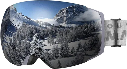 Miniatura 29 de OutdoorMaster Gafas de esquí PRO – sin marco, lente intercambiable, 100% protección UV400, gafas de nieve para hombres y mujeres