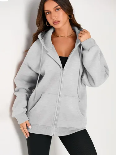 Miniatura 4 de EFAN lindas sudaderas con capucha para chica adolescente, chaqueta extragrande para el otoño, informales estilo año 2000 (Y2K), con cordón