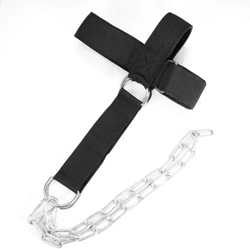 Miniatura 3 de Arnés de cuello para entrenamiento de pesas, ejercitador de cuello para equipo de entrenamiento de cuello, entrenamiento de resistencia