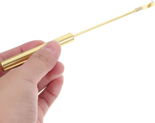 Miniatura 6 de VOSAREA Reloj de pared unisex con péndulo, dorado, pantalla analógica, 12 pulgadas de diámetro