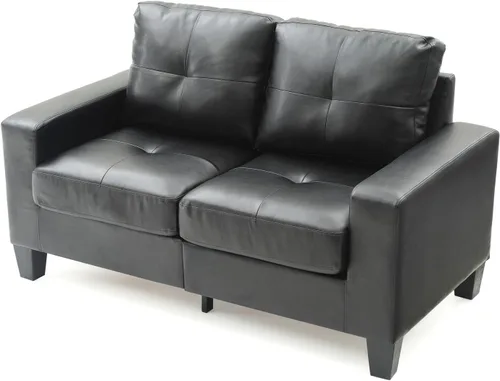 Miniatura 5 de Newbury PF-G463A-L - Sofá recto con brazo acampanado y acabado negro