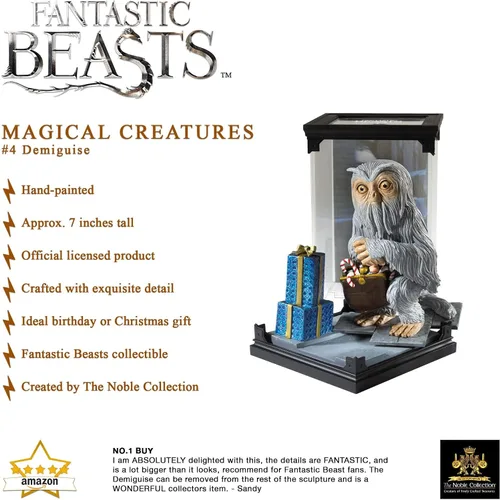 Miniatura 3 de The Noble Collection Animales fantásticos criaturas mágicas: No.4 Demiguise