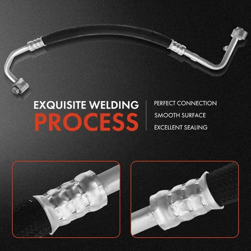 Miniatura 5 de A-Premium Conjunto de manguera de línea de descarga de A/C compatible con Dodge Avenger 2008-2014 y Chrysler 200 2011-2014, Sebring 2007-2010, 2.0L
