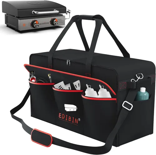 Miniatura 8 de Bolsa de Transporte para Plancha de 17 Pulgadas Compatible con Plancha de Mesa Blackstone 1814 de 17 pulgadas con Tapa, Compatible Exclusivamente