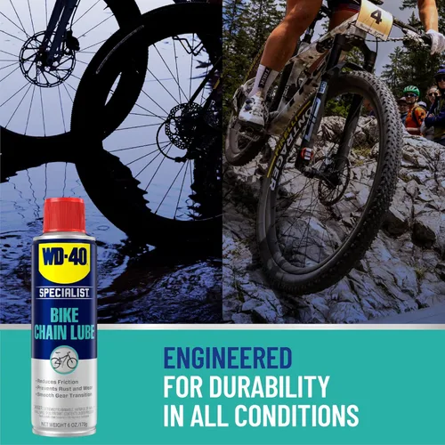 Miniatura 5 de WD-40 Bike - Lubricante para bicicletas de todas las condiciones, limpiador para bicicletas, desengrasante, lubricante seco y húmedo