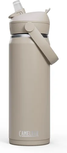 Miniatura 32 de CamelBak - Thrive - Botella de agua con tapa y pajilla, 20 onzas - Aislante de acero inoxidable, color negro