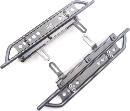 Miniatura 5 de KYX Estribos laterales de carreras placa de pie para 1/10 RC Crawler Redcat Gen8 Scout II (aluminio)