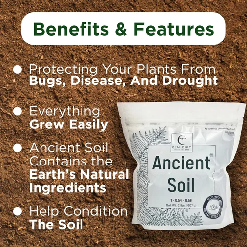 Miniatura 2 de Elm Dirt Suelo antiguo prémium para todas las plantas, suelo orgánico para plantas de exterior y suelo de plantas de interior, suelo de jardín