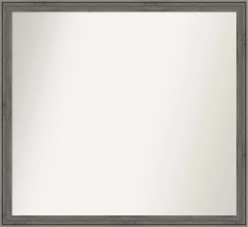 Miniatura 465 de Amanti Art Espejo personalizado, espejo de baño gris plomo a rayas, espejo de pared o espejo de tocador de baño sobre el fregadero
