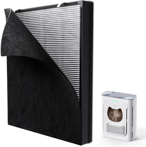 uahpet Filtro de repuesto delgado para purificador de aire, 1 paquete, filtros de repuesto HEPA verdaderos compatibles con purificador de aire