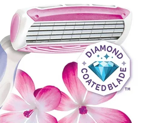 Miniatura 3 de Schick Quattro - Desechable piel sensible para mujer, 3 unidades (paquete de 1)