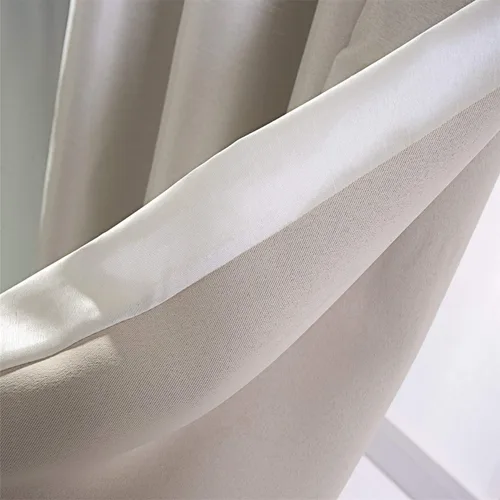 Miniatura 5 de GYROHOME Cortinas extralargas de seda sintética de 9 pies de largo, decoración de bloqueo de luz solar para dormitorio, con aislamiento térmico