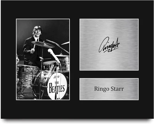Miniatura 10 de HWC Trading John Lennon Los Beatles 40 x 30 cm (A3) Regalos Impresos Autógrafo Firmado Imagen para Fanáticos de Recuerdos Musicales - 40 x 30 cm