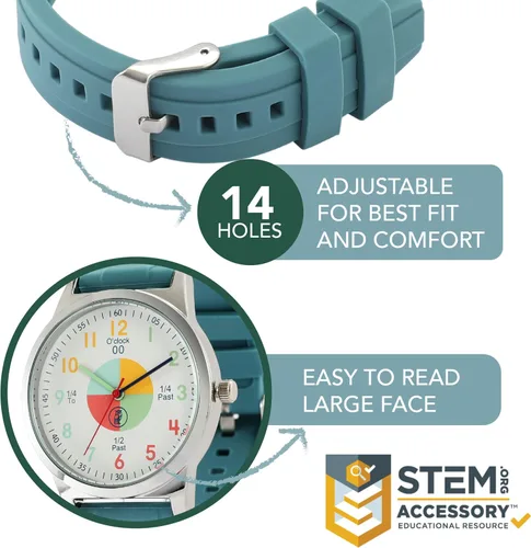 Miniatura 2 de Reloj para niños relojes analógicos para niños Ideal para niños y niñas a partir de 4 años Reloj analógico perfecto para niños herramienta