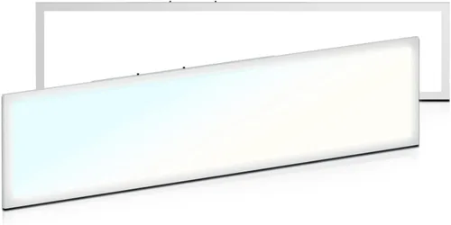 Magshion Panel de luz LED 1 x 4, luz de techo empotrada regulable 36/40/50W y 3000K/4000K/5000K temperaturas de color seleccionables, lámpara de