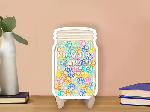 Miniatura 2 de Tarro de recompensa magnético personalizado para niños, sistema de recompensa de tarro de estrella, tarros de incentivo de comportamiento positivo