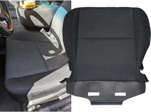 Miniatura 4 de SecosAutoparts Funda de asiento de tela inferior del lado del conductor negra compatible con Chevrolet Silverado 1500 2500 3500 GMC Sierra Tahoe