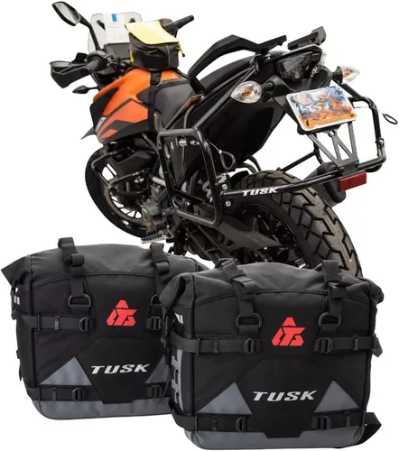 Miniatura 9 de TUSK Pannier Racks Pilot Pannier Bags with Top Rack CRF250 L Rally 2013-2020