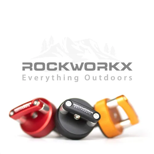 Miniatura 8 de ROCKWORKX Billet Tornillo de pulgar de aluminio duro de extracción rápida, anillo en D integrado, compatible con Jeep Wrangler JK 2007-20018, JL