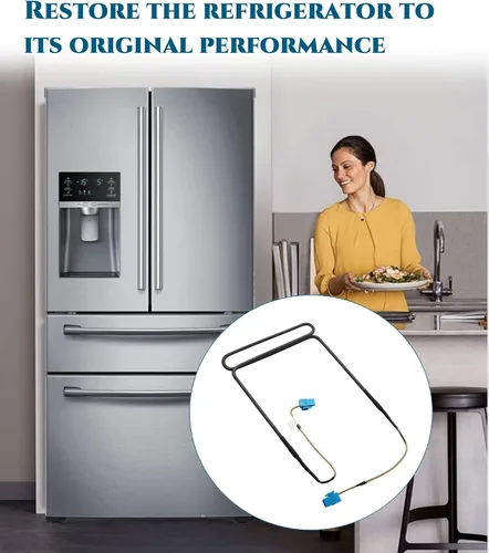 Miniatura 6 de DA47-00434A Conjunto de calentador de descongelación para refrigerador Sam-sung RF28HMEDBSR/AA, RF4267HARS/XAA, RF30HBEDBSR/AA, RF28HMEDBWW/AA