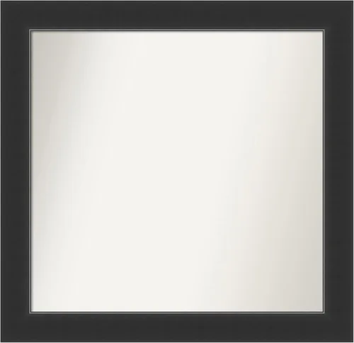 Miniatura 149 de Amanti Art Espejo personalizado, espejo de baño negro Astor, espejo de pared o espejo de tocador de baño sobre el fregadero (25 x 25 pulgadas)