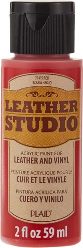 Miniatura 6 de Leather Studio 71411 pintura para piel de color blanco, 2 onzas
