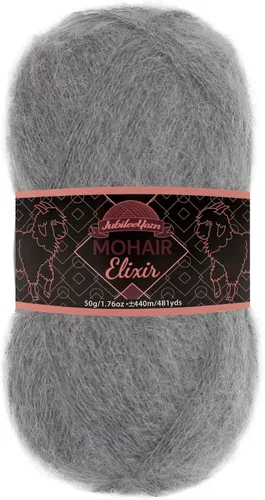 Miniatura 113 de JubileeYarn Mohair Elixir Yarn - 50g/Skein Baby Wool Blend - Cosmopolitan - 1 Skein