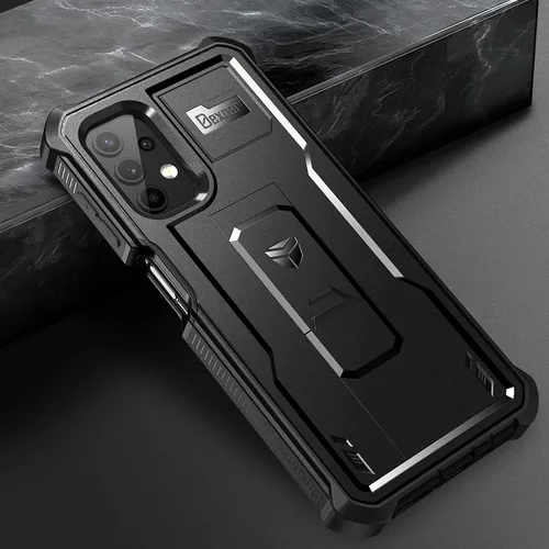 Miniatura 6 de Dexnor Funda para Samsung Galaxy A32 5G, [Protector de pantalla y soporte integrados] Protección de grado militar resistente a prueba de golpes