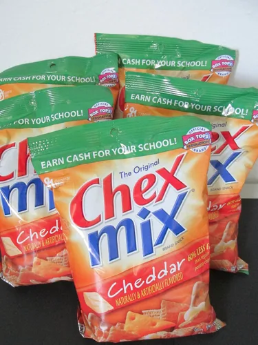 Miniatura 20 de Chex Mix Cheddar, 3.75 oz (paquete de 8)