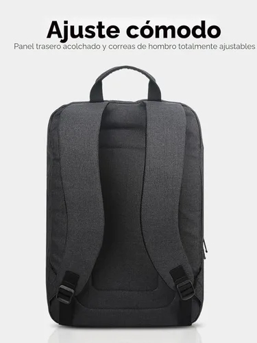 Miniatura 3 de Mochila para portátil Lenovo B210, 15.6 pulgadas para portátil/tableta, duradera, repelente al agua, ligera, diseño elegante, elegante para viajes