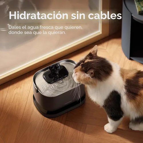 Miniatura 2 de PETLIBRO - Dockstream - Dispensador automático de agua potable para gatos, perros y mascotas, inalámbrico, que funciona con batería, con bomba